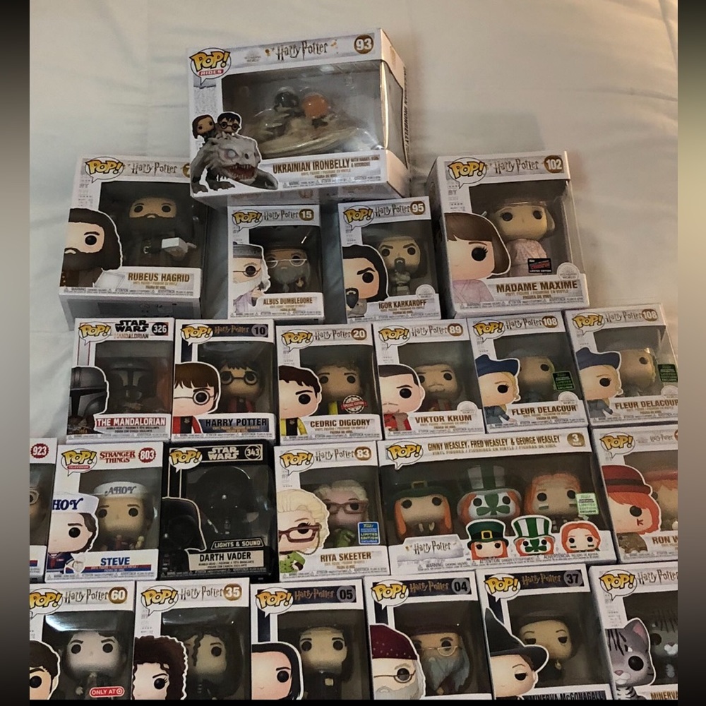 Harry Potter Funko pop collection.